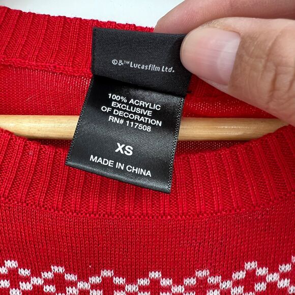 Womens Star Wars R2-D2 Christmas Sweater XS - Picture 4 of 6